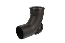 110mm Cast Iron Style Soil Pipe S/S Access Bend