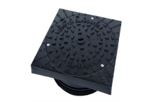 320mm Square D/Iron Inspection Cover & Frame 12.5 Ton