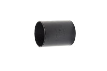 50mm Solvent Weld Straight Connector Black