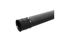 177/150mm X 6m BLK Twinwall DUCT Inc Coupler
