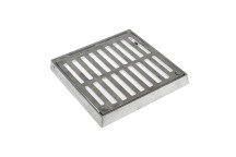 225mm x 225mm Aluminium Grating Hinged