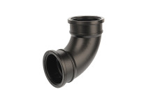 110mm Cast Iron Style Soil Pipe D/S 90deg Bend