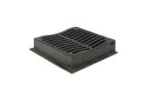 325 X 325mm 25 Ton Dished Yard Gully Grate (narrow slot)