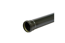 110mm x 3m S/S Black Soil Pipe