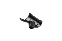 115mm X 65mm H/R Cast Iron R/Outlet Painted Black