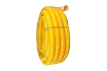 160mm X 50m PERF Singlewall YELLOW Duct