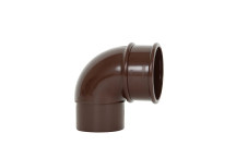 68mm x 90deg Brown Round Bend