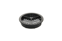 Black Soffit Vent Disc (70mm Cutter Needed)
