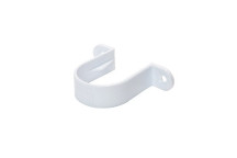 40mm Pipe Clip White