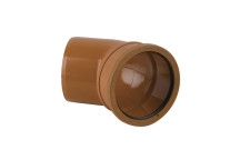 160mm X 45deg Brett Drain Bend S/Socket