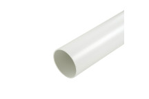 68mm x 4m White Round D/Pipe