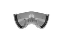 170mm x 90deg Grey Industrial Angle