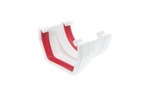 Square 2 Round White Gutter Adaptor