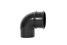 68mm x 90deg Black Round Bend