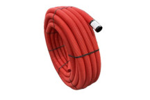 63mm X 50m Red Twinwall Duct