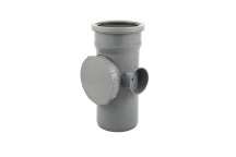 110mm S/S Grey Soil Access Pipe