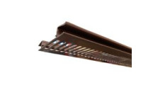 Brown Plain Soffit Vent Strip x 5m