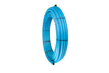 63mm X 100m Blue PE80 Water Pipe