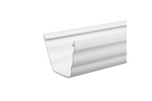 135mm x 4m White Ogee Gutter