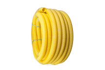 60mm X 50m PERF Singlewall YELLOW Duct
