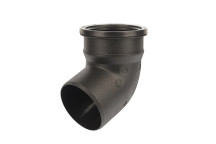 110mm Cast Iron Style Soil Pipe S/S 112deg Bend