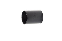 40mm Solvent Weld Straight Connector Black