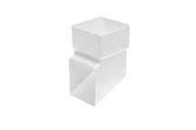 65mm White Square Shoe