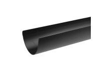 115mm x 4m Plastic Cast Iron Style DEEPFLOW Gutter