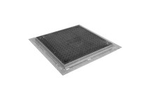 600 x 600mm Comp Cover & Galv Frame B125