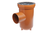 110mm Orange Round Top Bottle Gully