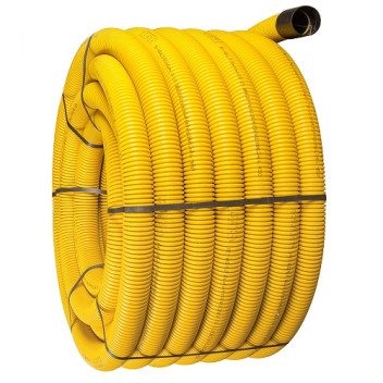 63mm X 50m Yellow Twinwall Duct