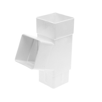 65mm White Square Branch