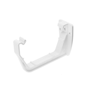 114mm White Square Fascia Bracket