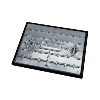 600 X 450mm LOCKED 5 ton Steel Cover & PP Frame