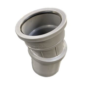 110mm S/S Grey Soil 0-30deg Adjustable Bend