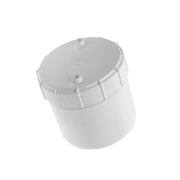 110mm WHITE Soil Access Cap
