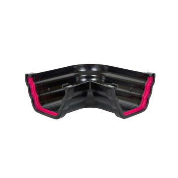 135mm x 90deg Black Ogee Angle