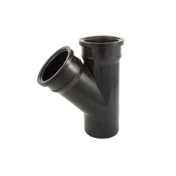 110mm D/S Black Soil Pipe 135deg Junction (BS419B)