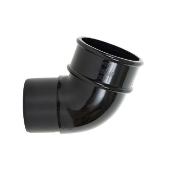 68mm Black Round Offset Bend
