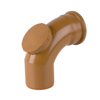 110mm x 90deg S/S Brett Drain Access Bend
