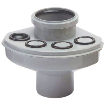 110mm Grey Waste Inlet Manifold