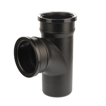 110mm Cast Iron Style Soil Pipe Plain Branch