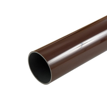 68mm x 5.5m Brown Round D/Pipe