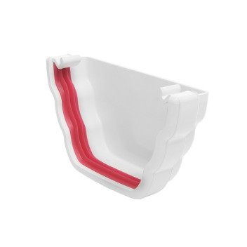 135mm White Ogee Ext Stopend