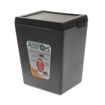 50mm Black Plastop Pins