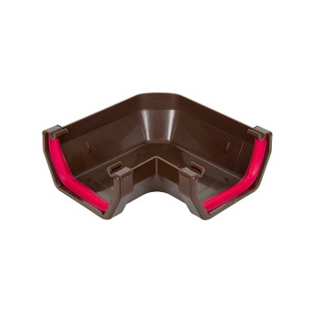 114mm x 90deg Brown Square Angle