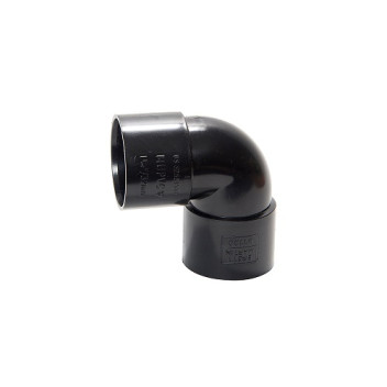 40mm 90deg Solvent Weld Knuckle Bend Black