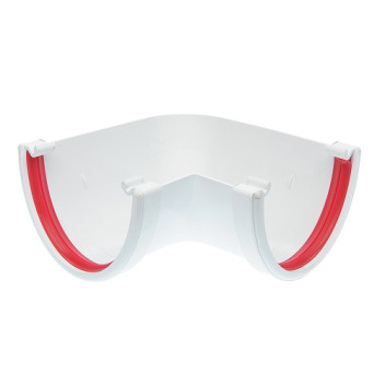 116mm White x 90deg Deep-Run Angle