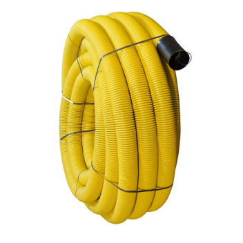 110mm X 50m Yellow Twinwall Duct