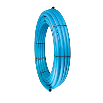 63mm X 100m Blue PE80 Water Pipe